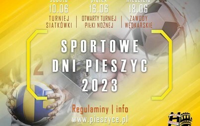 Zdjęcie do Sportowe Dni Pieszyc - zapraszamy do zapis&oacute;w
