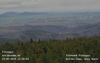 Zdjęcie do Panoramy na żywo z Wielkiej Sowy od dziś r&oacute;wnież online