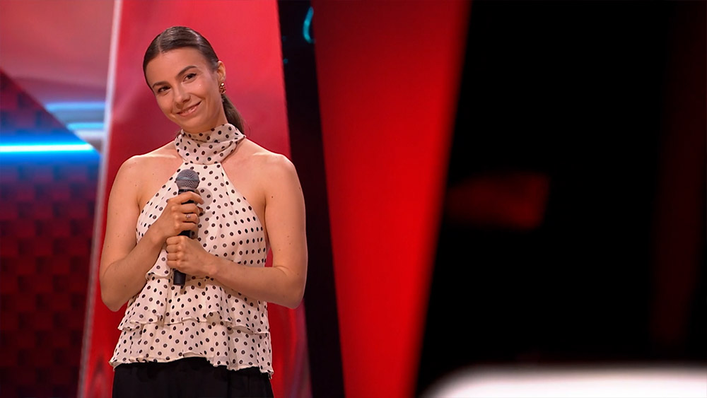 Karolina Łopuch na&nbsp;scenie