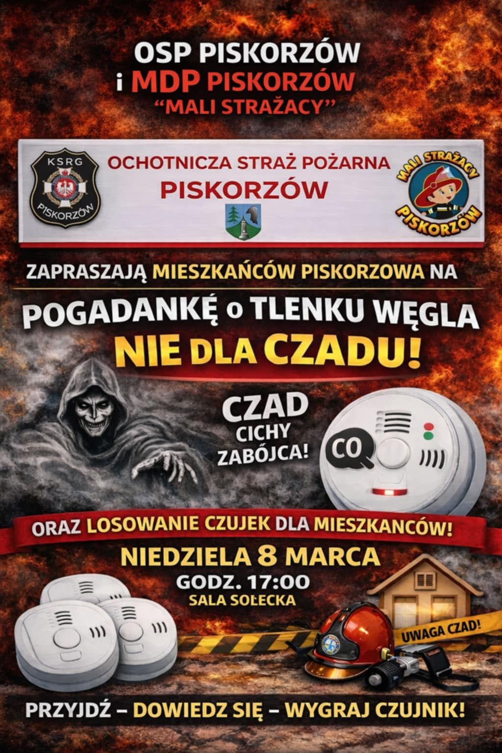 Plakat OSP Piskorz&oacute;w