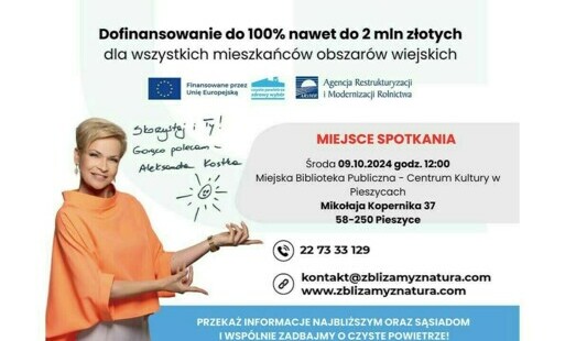 Zdjęcie do 9 X: &quot;Moje dotacje i środowisko&quot; - spotkanie dla mieszkańc&oacute;w