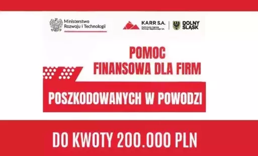 Zdjęcie do Pomoc finansowa dla firm poszkodowowanych w powodzi