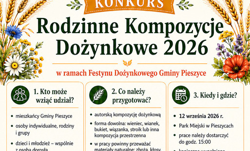 Ogłoszenie konkursu na wiązankę dożynkową